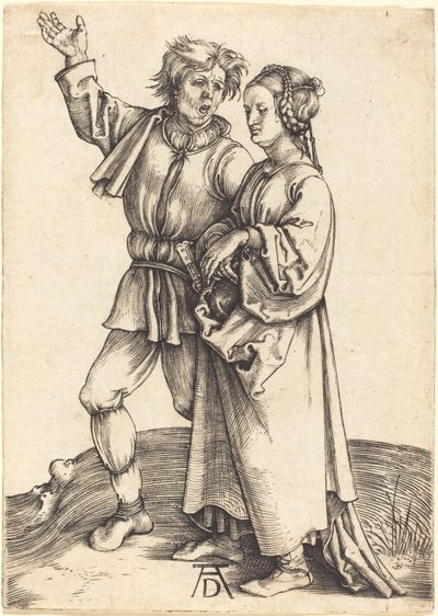 Boer en zijn vrouw door Albrecht Dürer